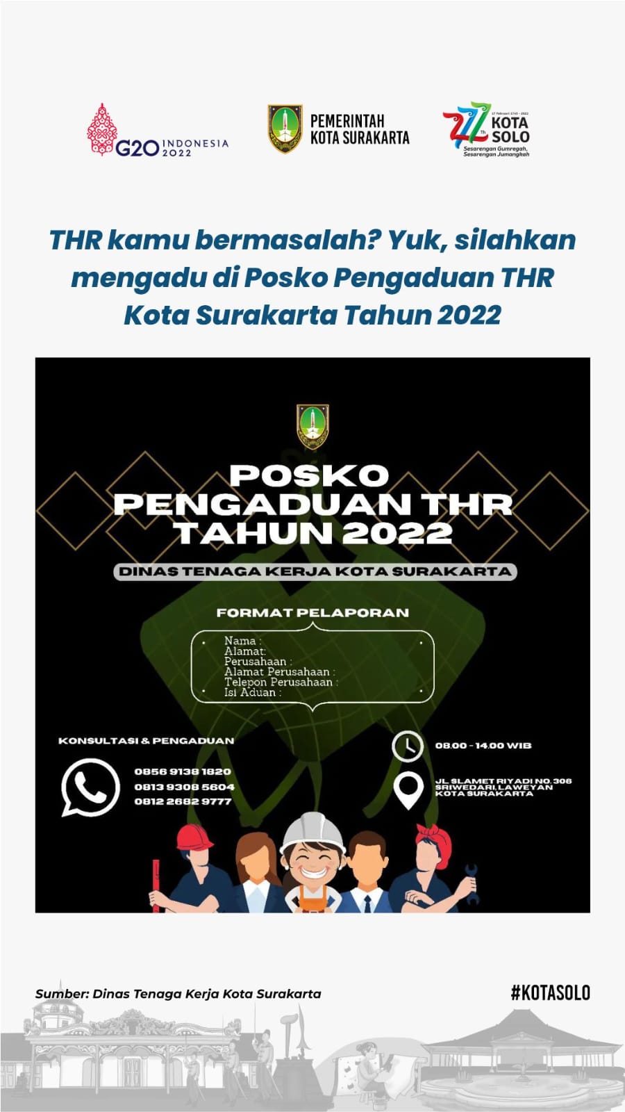 THR 2022, SPSI : THR Harus Tepat Waktu dan Tidak Boleh Dicicil!