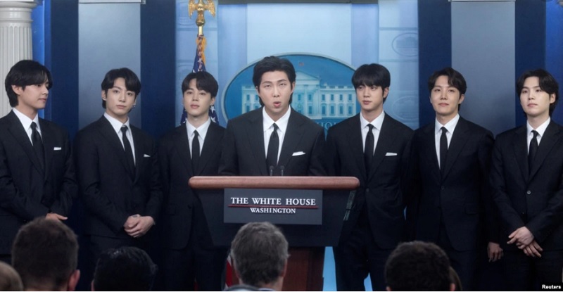 BTS ke Gedung Putih