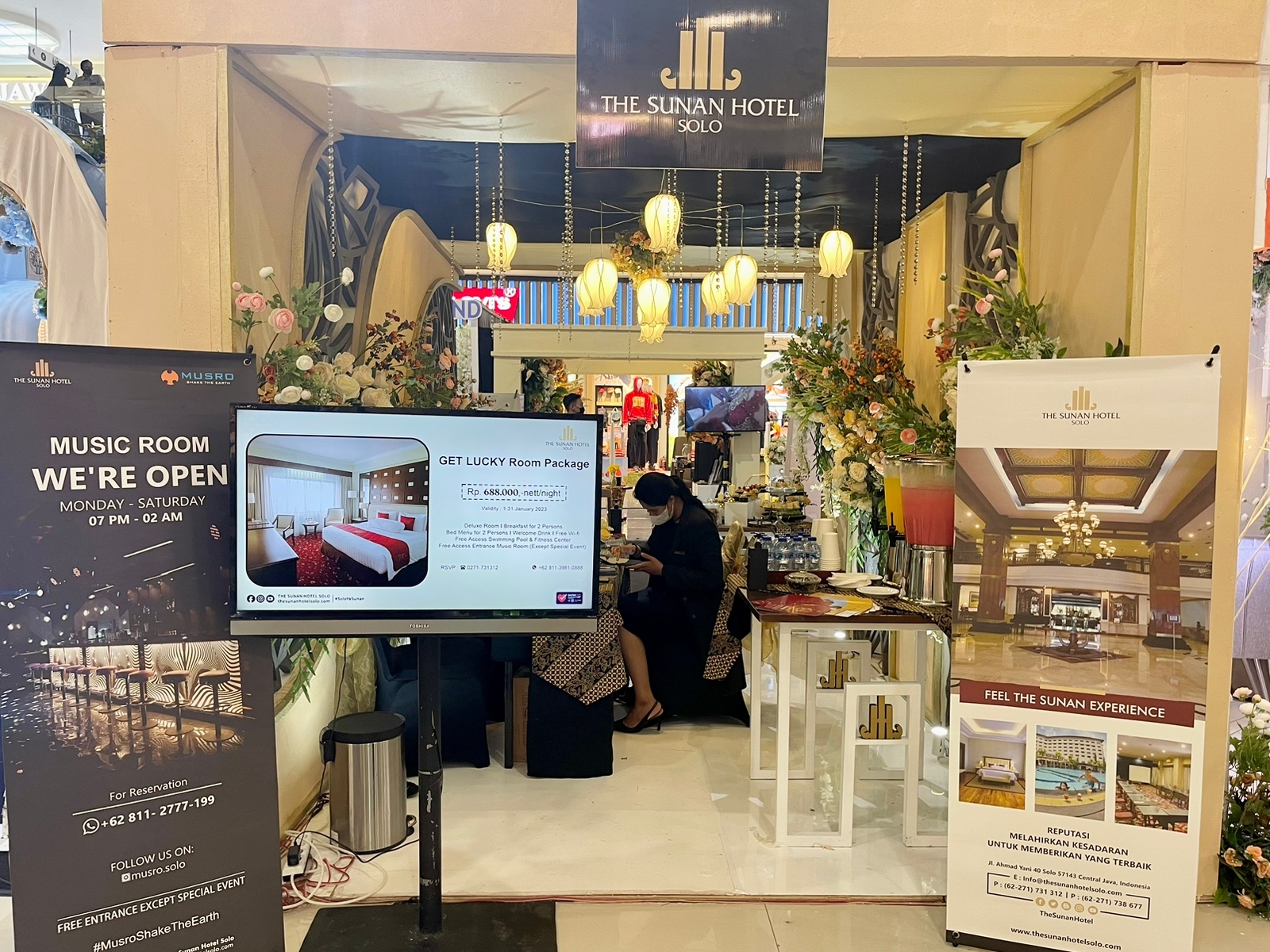 The Sunan Hotel Solo Tawarkan Cash Back Sampai Rp5 Juta di Hotel Expo 2023