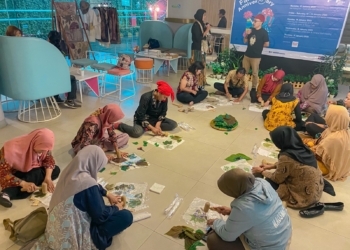 Rayakan Anniversary Ke-5, POP! Hotel Solo Gelar Workshop Ecoprint Bareng UMKM Solo Preneur