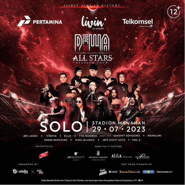 DEWA19 featuring ALL STARS 3 Hari Menjelang #FirstTimeInHistory STADIUM TOUR 2023