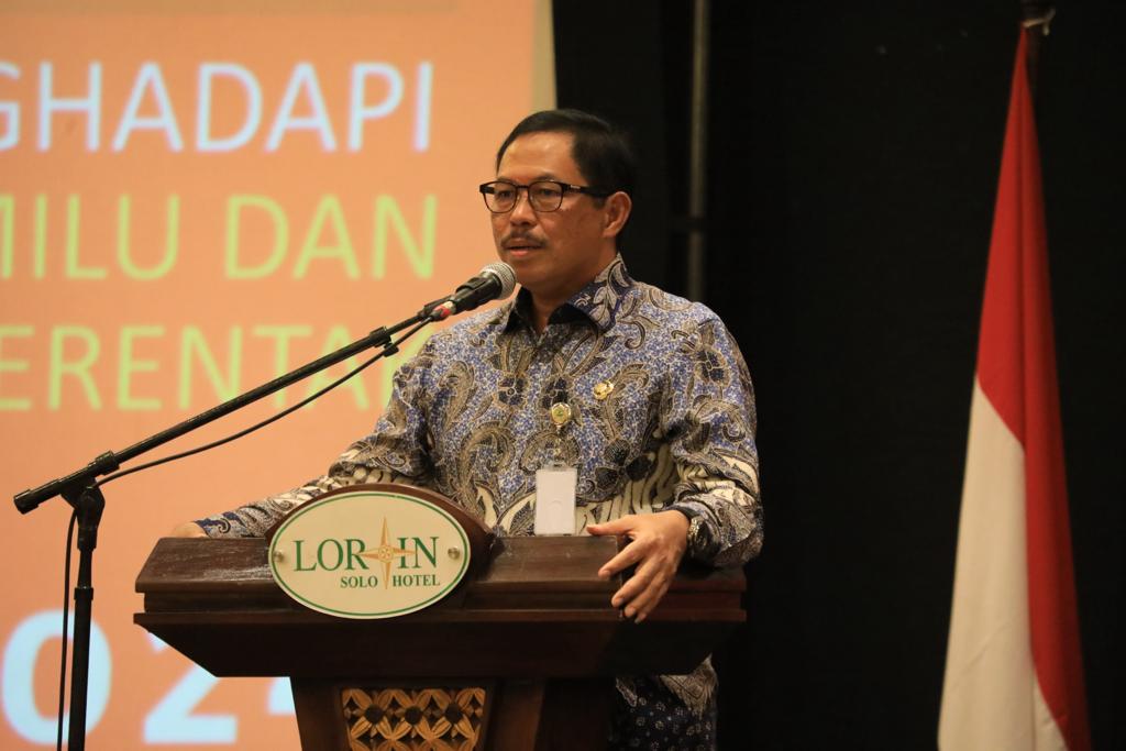 Pj Gubernur Jateng Nana SudjanaMinta Deteksi Dini Potensi Permasalahan Pemilu