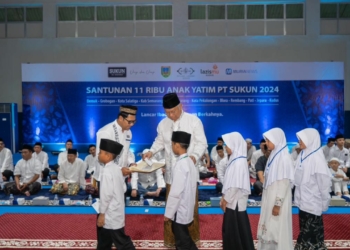 Gelar Safari Ramadan, PT Sukun Santuni 11 Ribu Anak Yatim