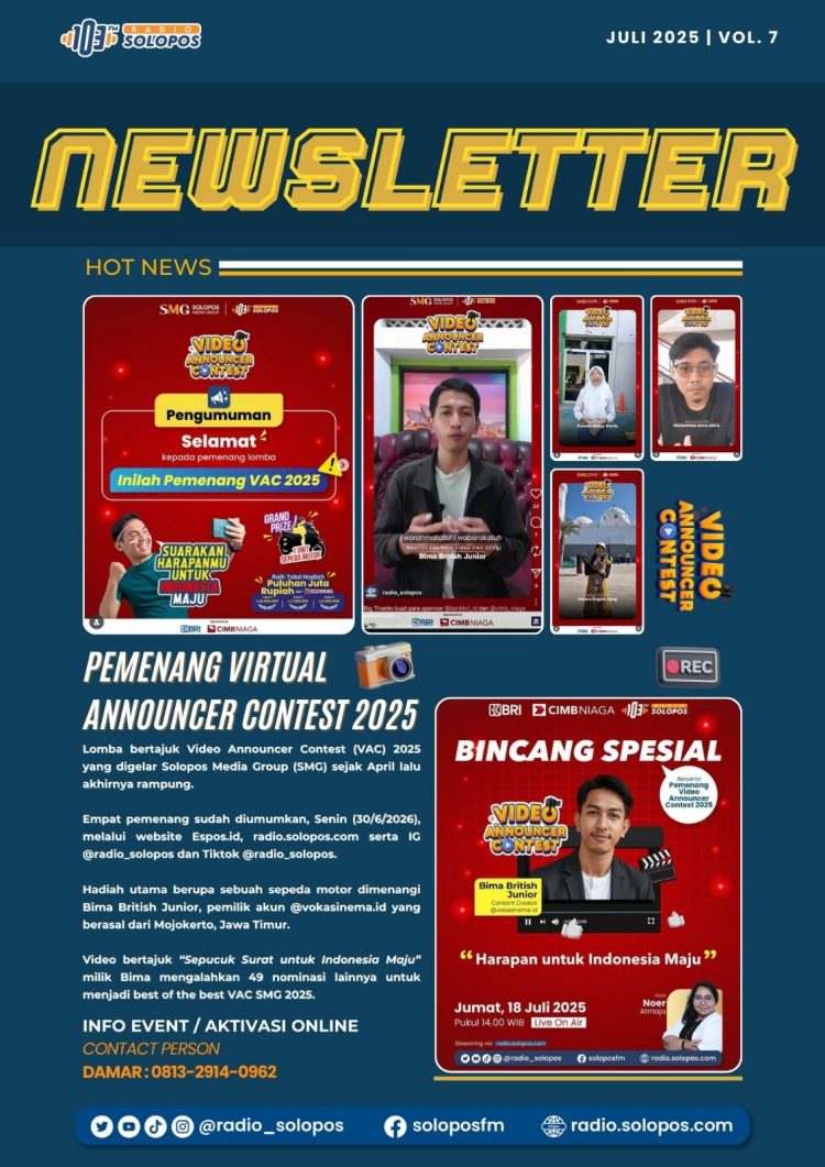 Newsletter Radio Solopos : Keseruan Lomba Cerdas Cermat Museum 2025 hingga Event Coffee and Bakery Festival
