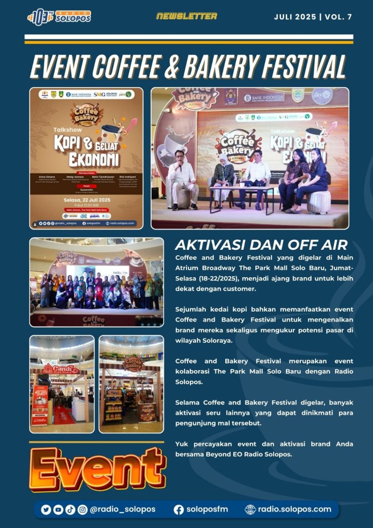 Newsletter Radio Solopos : Keseruan Lomba Cerdas Cermat Museum 2025 hingga Event Coffee and Bakery Festival