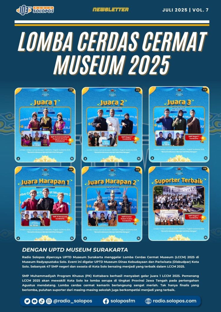 Newsletter Radio Solopos : Keseruan Lomba Cerdas Cermat Museum 2025 hingga Event Coffee and Bakery Festival