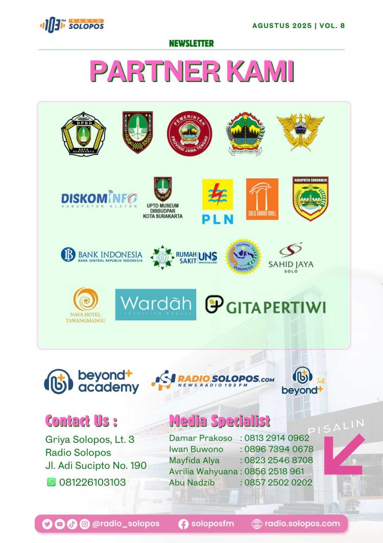Newsletter Agustus Radio Solopos : Menjaga Semangat Kemerdekaan dan Terus Berinovasi