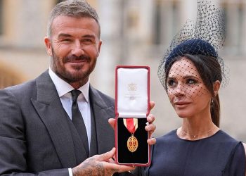 David Beckham Terima Gelar Kehormatan Kerajaan dari Raja Charles