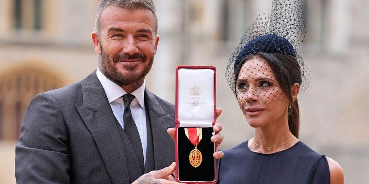 David Beckham Terima Gelar Kehormatan Kerajaan dari Raja Charles