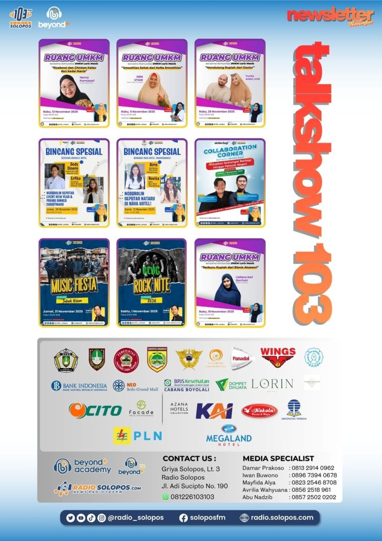 Newsletter November : Terus Bersinergi dan Berinovasi