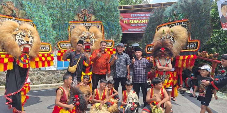reog pengaspalan jalan matesih ketua dprd jateng sumanto
