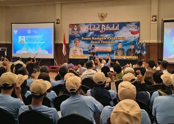 Hadiri Halal Bihalal Pasbata, Gubernur Jateng Ingatkan Soal Bijak Memilih Informasi