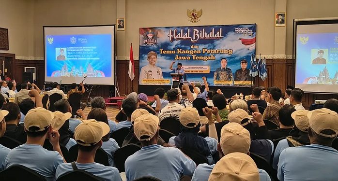 Hadiri Halal Bihalal Pasbata, Gubernur Jateng Ingatkan Soal Bijak Memilih Informasi