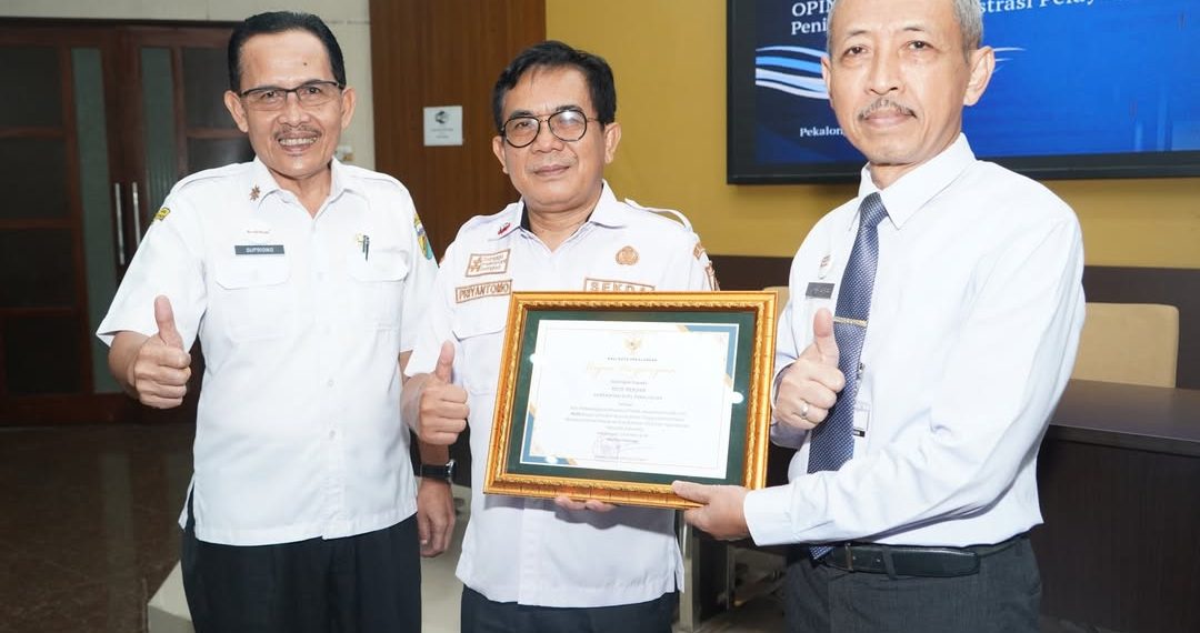 Kota Pekalongan Masuk 15 Daerah dengan Layanan Publik Berkualitas Tinggi di Jateng