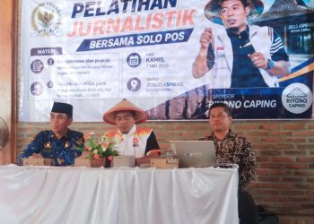 Gandeng Radio Solopos, Anggota DPR Riyono Caping Fasilitasi Pelatihan Wartawan Magetan