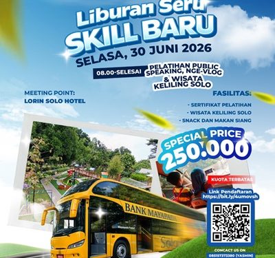Segera Daftar! Radio Solopos Gelar Pelatihan Public Speaking dan Ngevlog Keliling Kota Solo