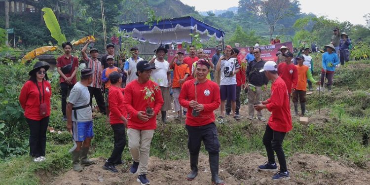 Sumanto Galakkan Penanaman Pohon di Girilayu sebagai Antisipasi Krisis Air saat Kemarau