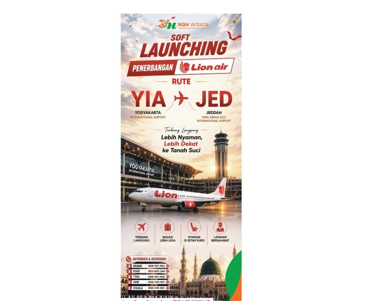 NQH Wisata Ajak Biro Umrah DIY Sukseskan Penerbangan Langsung Umrah YIA-Jeddah