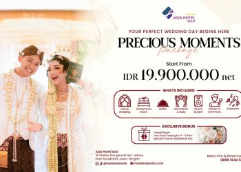 Asia Hotel Solo Tawarkan Cashback Rp5 Juta bagi Pemesan Paket Pernikahan