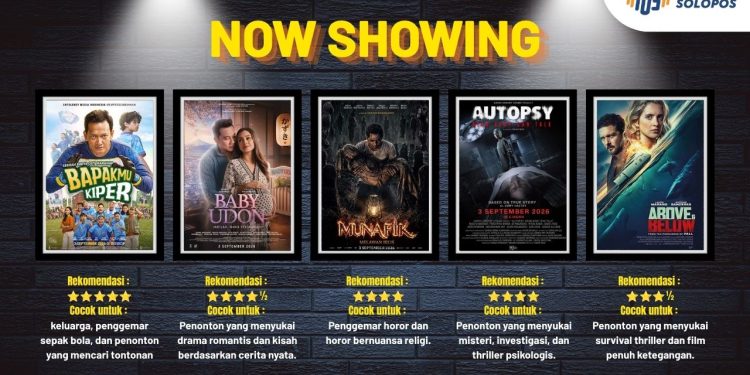 5 Film Bioskop Terbaru Akhir Pekan Ini, Ada Bapakmu Kiper dan Baby Udon