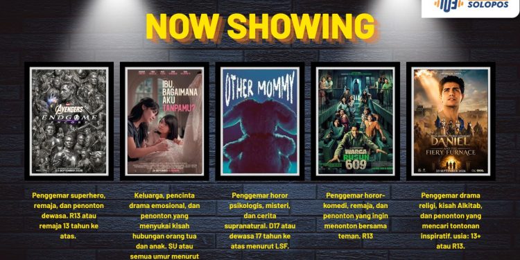5 Film Tayang di Bioskop Solo Pekan Ini, Ada Avengers Endgame dan Other Mommy