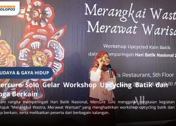 Mercure Solo Gelar Workshop Upcycling Batik dan Yoga Berkain