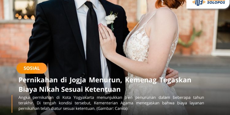 Pernikahan di Jogja Menurun, Kemenag Tegaskan Biaya Nikah Sesuai Ketentuan