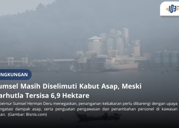 Karhutla Sumsel Tersisa 6,9 Hektare, Warga Masih Hadapi Kabut Asap