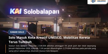 Mobilitas Kereta di Solo Meningkat, Aktivitas Penumpang Tembus 2,53 Juta