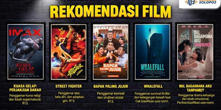 Dari Horor hingga Drama Keluarga, Ini Rekomendasi Film Akhir Pekan