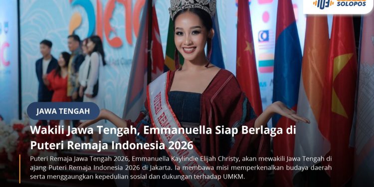 Dari Surakarta ke Panggung Nasional, Emmanuella Kaylindie Siap Berlaga di Puteri Remaja Indonesia 2026