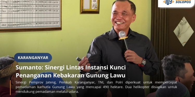 Sumanto: Sinergi Lintas Instansi Kunci Penanganan Kebakaran Gunung Lawu