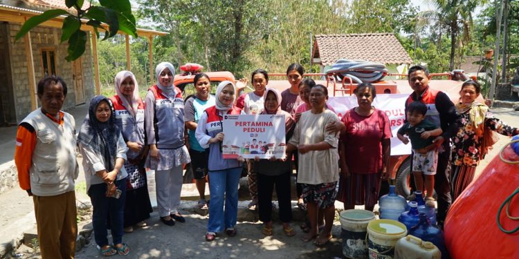 Bantu Warga Hadapi Kekeringan, Pertamina Patra Niaga Salurkan 285 Ribu Liter Air Bersih di Klaten