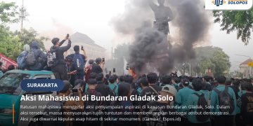 Ratusan Mahasiswa UNS Turun ke Jalan di Solo, Suarakan Tujuh Tuntutan