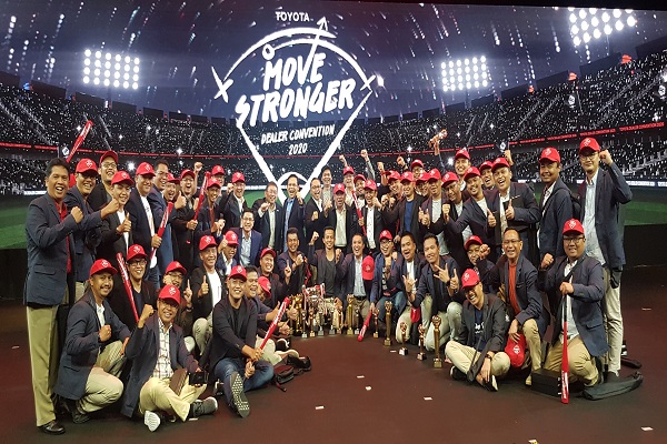 Nasmoco Borong Penghargaan di Toyota Dealer People Award