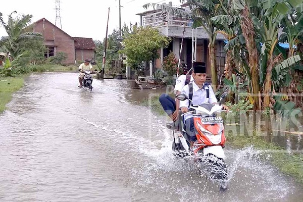 Genangan Banjir Kaliwungu Kudus Susut Pascapintu Air Dibuka