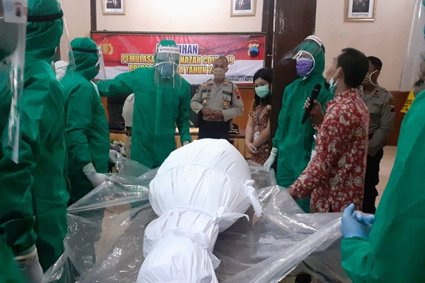 Polres Salatiga Bentuk Tim Khusus Pemulasaraan Jenazah Corona