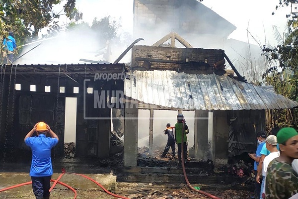 Diduga Korsleting, Gudang Tas di Pati Ludes Terbakar