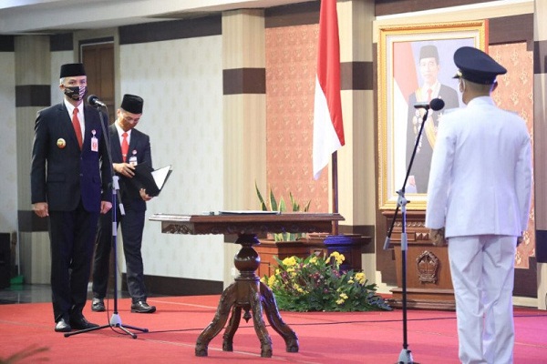 Gubernur Jateng Tatap Muka Lantik Plt. Bupati Jepara