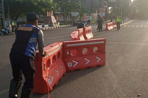 Ini 9 Ruas Jalan di Semarang yang Ditutup Selama PPKM