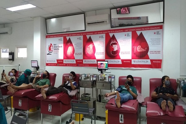 Hari Donor Darah Sedunia, PMI Kota Semarang Kumpulkan 550 Kantong Darah, Stok Masih Minim
