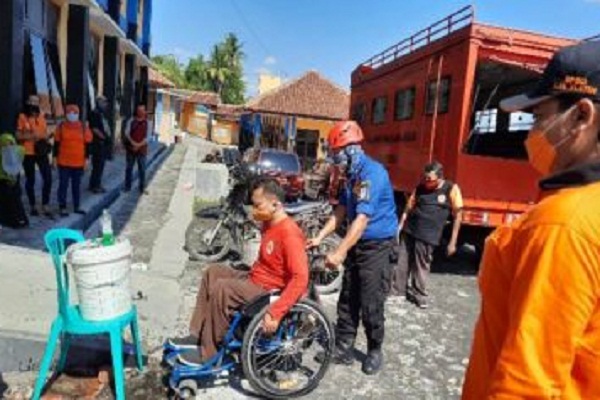 Gunung Merapi Kembung, Klaten Simulasi Erupsi