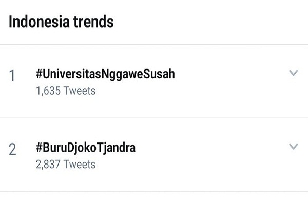 Sertai Demo Mahasiswa UNS Solo, #UniversitasNggaweSusah Trending