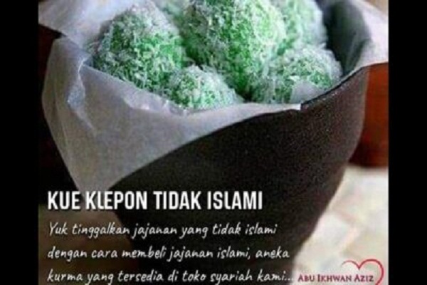 Cek Fakta Klaim Klepon Tidak Islami Nan Viral