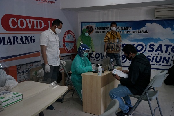 Rapid Test di Stasiun Tawang Semarang Dibanderol Rp85.000