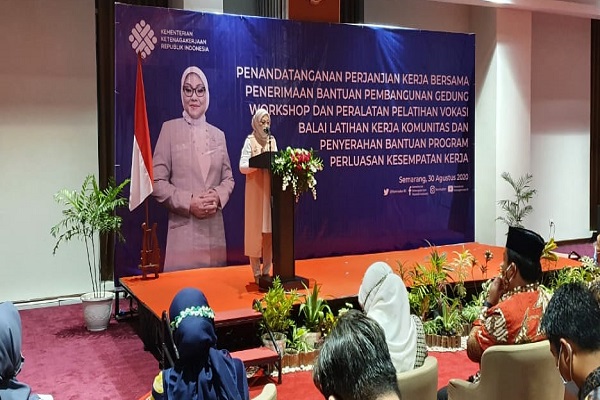 Menteri Tenaga Kerja Ida Fauziah Janji Percepat Penyaluran Subsidi Pekerja