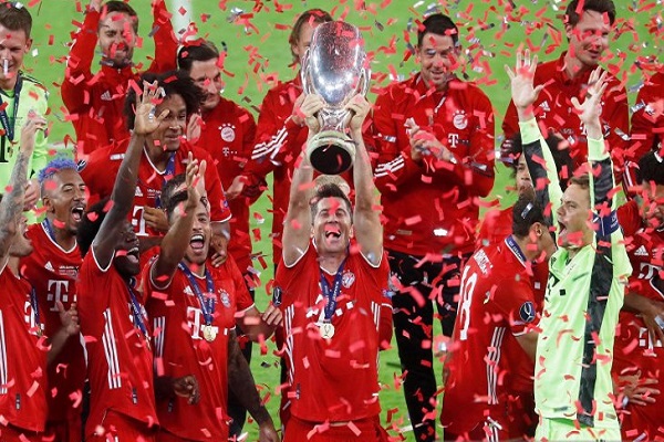 Menangi Piala Super Eropa, Bayern Muenchen Ukir Quadruple