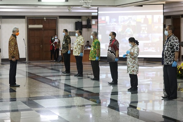 Ganjar Lantik 6 Penjabat Sementara Kepala Daerah di Jateng karena Pilkada 2021, Ini Daftarnya…