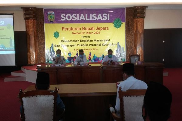 Gandeng KIM, Pemkab Jepara Sosialisasikan Perbup 52 Tahun 2020
