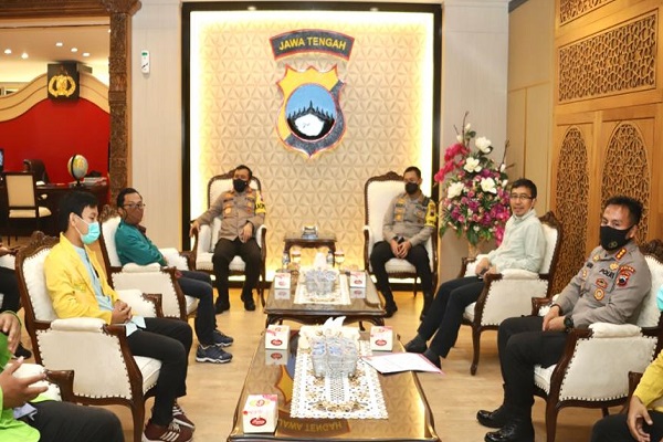 Kapolda Temui Ketua BEM di Jateng, Ini yang Dibahas…